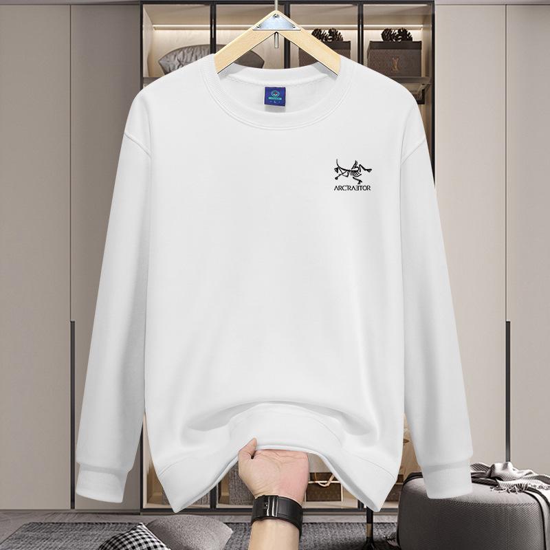 2025 Autumn American Style Heavyweight Men's Bird House Hoodie - Velvet Lined, Loose Fit, Round Neck, Long Sleeve, Unisex Winter Wear.