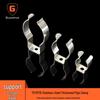 Stainless Steel Clips for T5 T8 T10 LED Fluorescent Glass Tubes