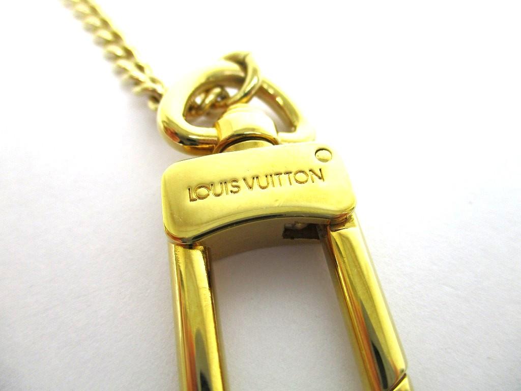 Authentic LOUIS VUITTON Gold Plated Wallet Chain Chaine Anneau Cle #b020  Seller Refurbished