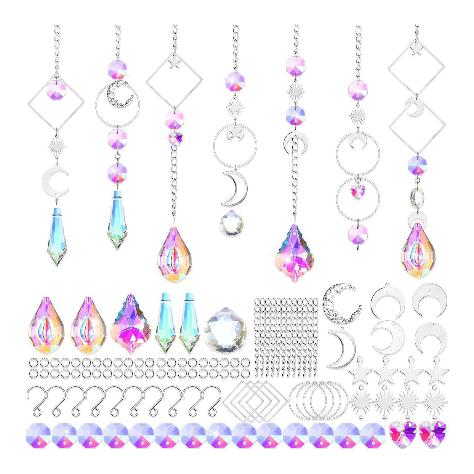 

Упаковка из 200/370/157 Набор для творчества «Ловец солнца» Набор для творчества «Ловец солнца» с крючками, цепочками, хрустальными подвесками «Ловец солнца» для сада E