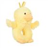 Apricot Lamb Velvet Duck Rattle, Soft Baby Stuffed Animal Rattle Toy for Boys and Girls, Lovely for Newborns, 0-3 Months, 0-6 Months+, 12cm