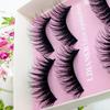 5 Pairs Natural Long Cross Thick Fake Lashes Stage Club False Eyelashes Makeup