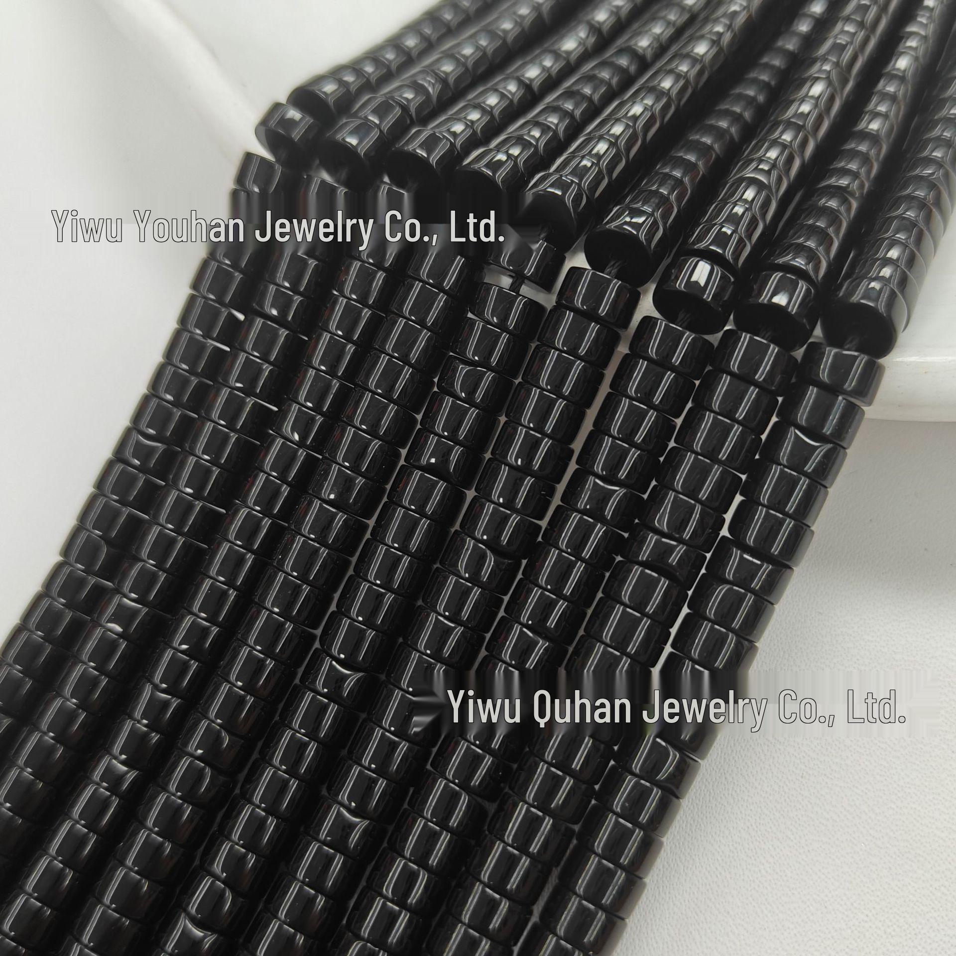 

3x6mm Mixed Stone Spacer Beads for DIY Jewelry Making 3x6mm, 38cm long