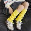 Candy Color Leg Warmers Spring Autumn Style Girls' Socks To Match Skirts Slouch Socks Children's Autumn Winter Wool Leg Sleeves