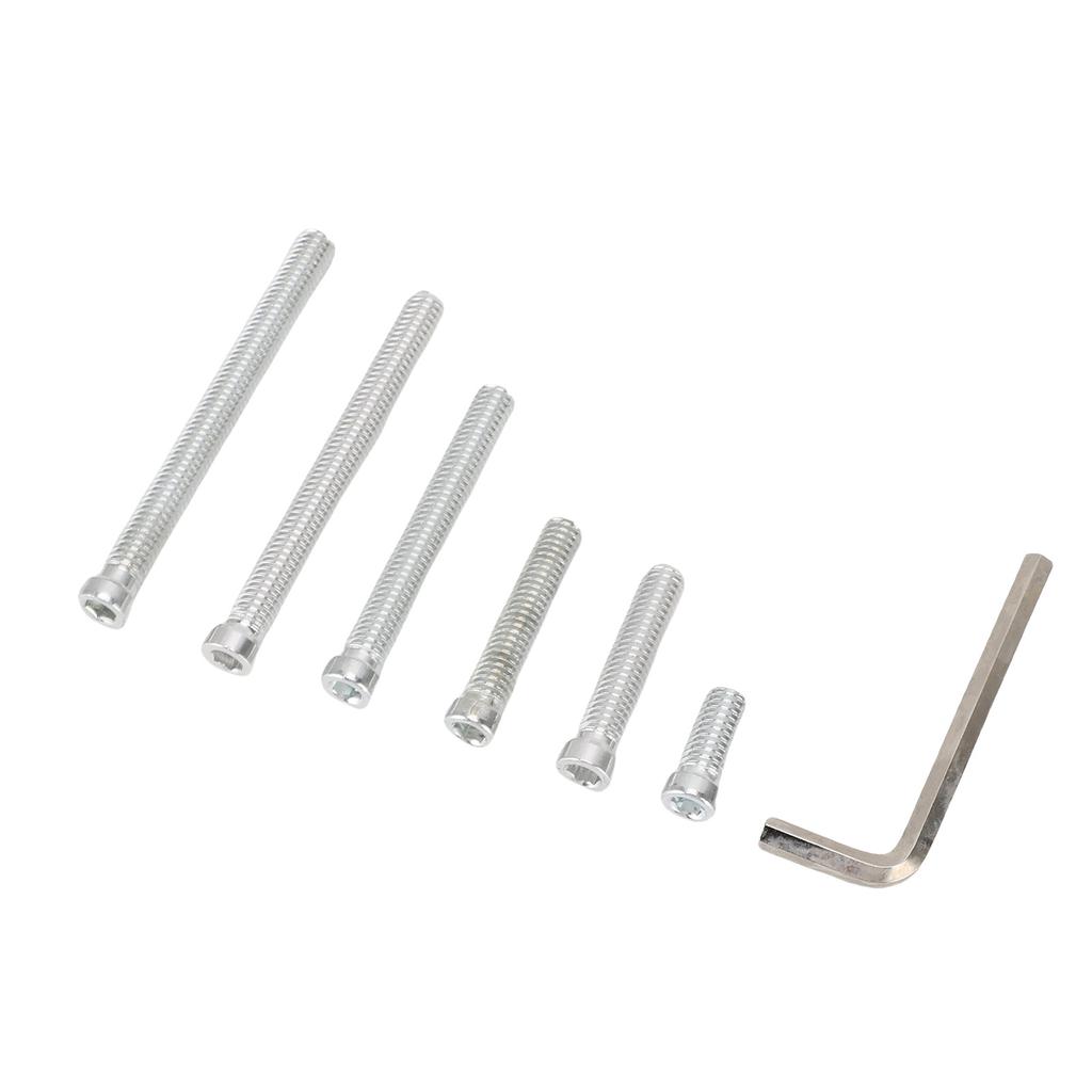 6 Stück Pool Queue Gewichtsschrauben Set 0,2 0,4 0,5 0,8 1,0 1,5 Unzen Aluminium Billardstock Gewichtsschraube