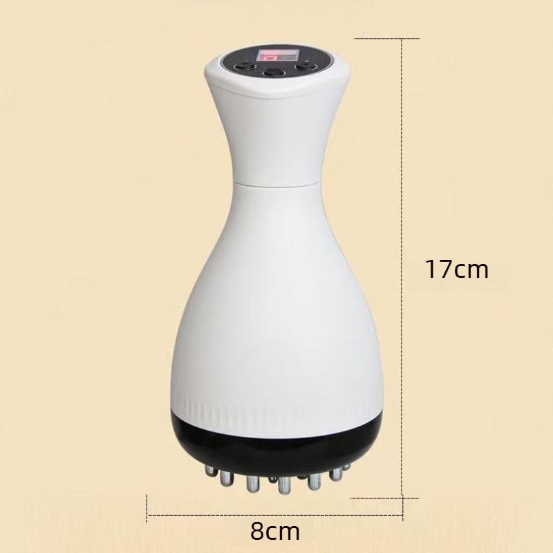 Rechargeable Vibration Heating Massage Brush Intelligent Electric Meridian Brush Multifunctional Abdominal Massager