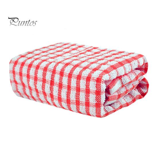 

5 шт. чистящие полотенца, не царапающие, высокоабсорбирующие, хлопковые полотенца для посуды с клетчатым принтом, многоразовые, для дома, ресторана, отеля, тряпка для мытья посуды, для рук и лица, быстросохнущие S красный