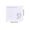 10 Pcs/Sheets Fashion Rhinestone Pearls Ear Point Stickers Ear Pressure Stick Acupuncture Auricular Ear Stickers Massage