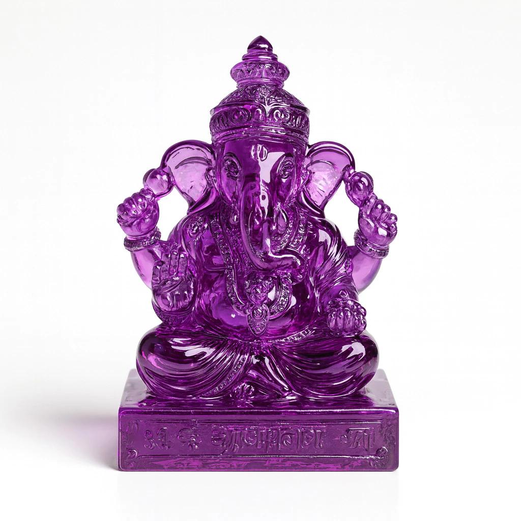 Ganeśa Głowa Słonia Hinduizm Bóg Posąg Potężny Amulet Sukcesu Talizmany Biżuteria Vintage Bogaty Ochrona Zdrowia Szczęśliwe Pieniądze Bogaty