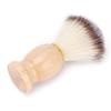 Men S Shaving Brush Soft Nylon Wool Solid Wood Handle Facial Beard Cleaning Grooming Shave Tool