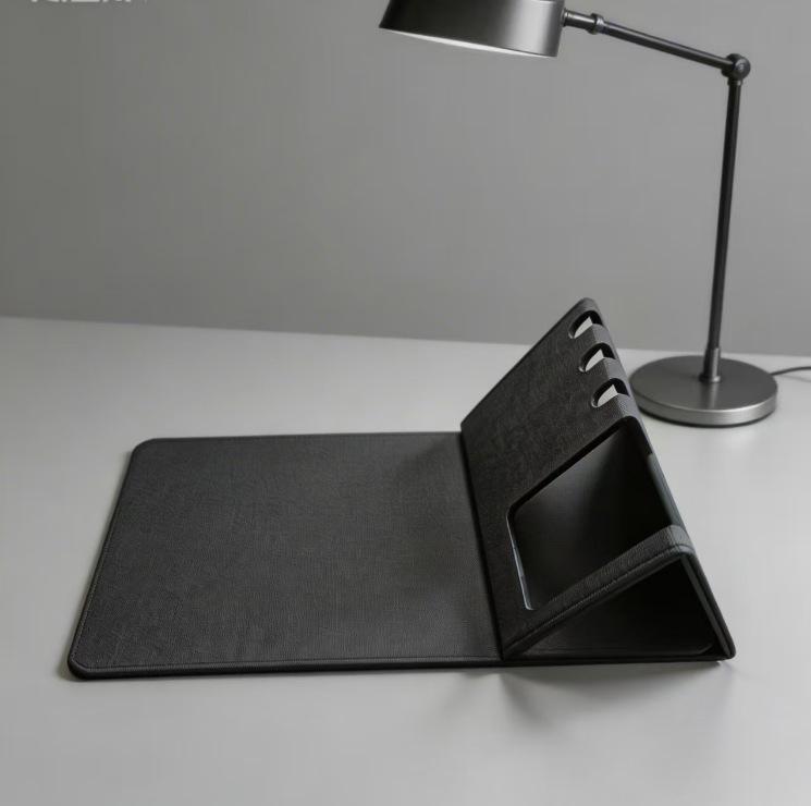 3-in-1 Mouse Pad: Desktop Pen Holder & Phone Stand