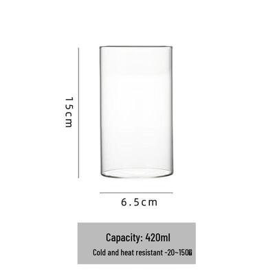 ZISIZ High Borosilicate Heat-Resistant Glass Cup
