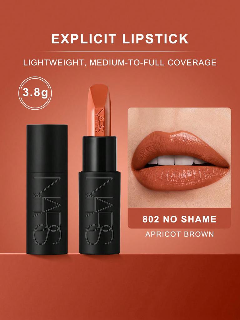 Nars Explicit Lipstick 3.8g - 802 NO SHAME | Creamy Rich Color