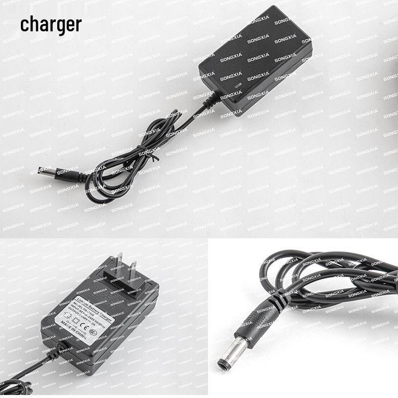 Cordless Alloy Car Wash Gun with Long Rod, Fan Nozzle, Beverage Bottle Connector, and Storage Box.