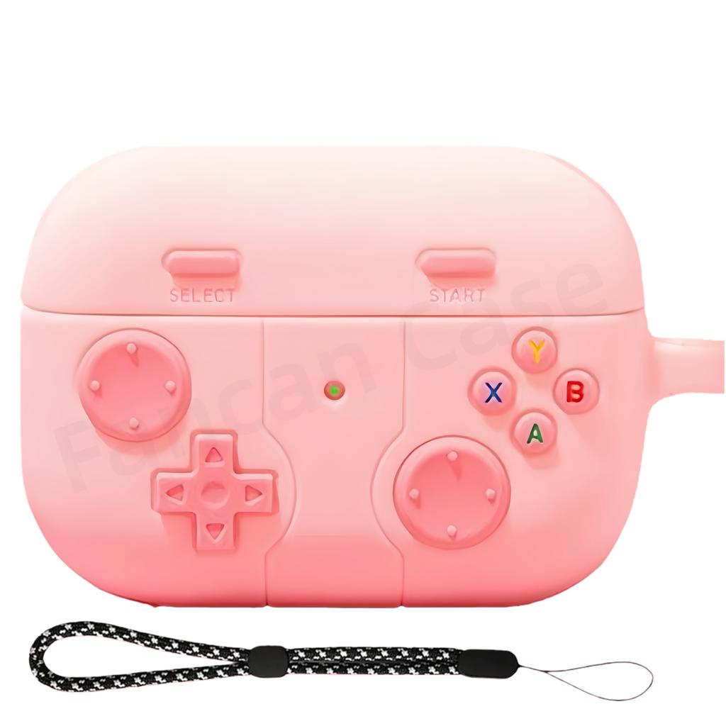 2026 Earphone Case for AirPods Pro 3/4 Retro Handheld Game Console Design Soft Silicone Protector Case Cover For Apple Airpods 4