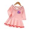 Kpop Monster Hunter Witch Academy Style Long Sleeve Pleated Dress for Children