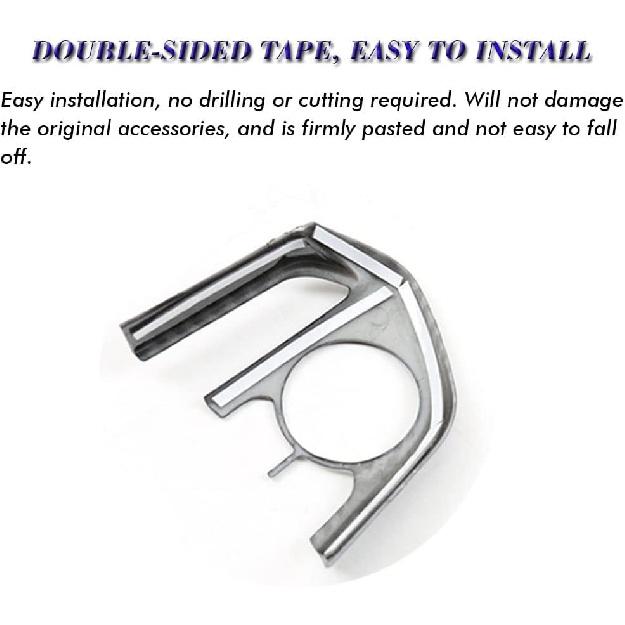 BOYOUS 3PCS ABS Molding Trim Sticker Cover Auto Accessories Interior Decoration for Toyota RAV4 2019 2020 2021 2022 2023 2024 2025, Not Fit Rav4