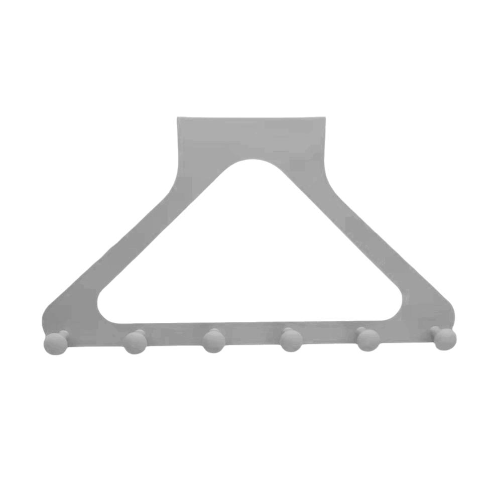 Punch Free Clothes Hooks No-drill Traceless Design Door Hanger Hooks Triangle Door Storage Hook Behind The Door