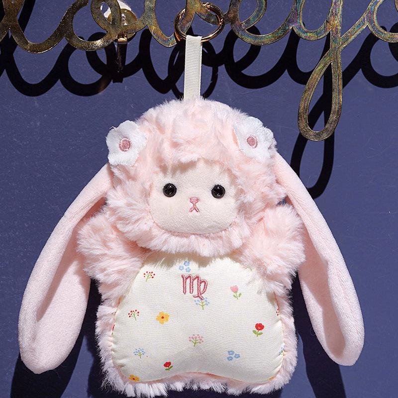 Zodiac Plush Toy: Cute Sheep & Rabbit Bean Bag for Girls' Birthdays