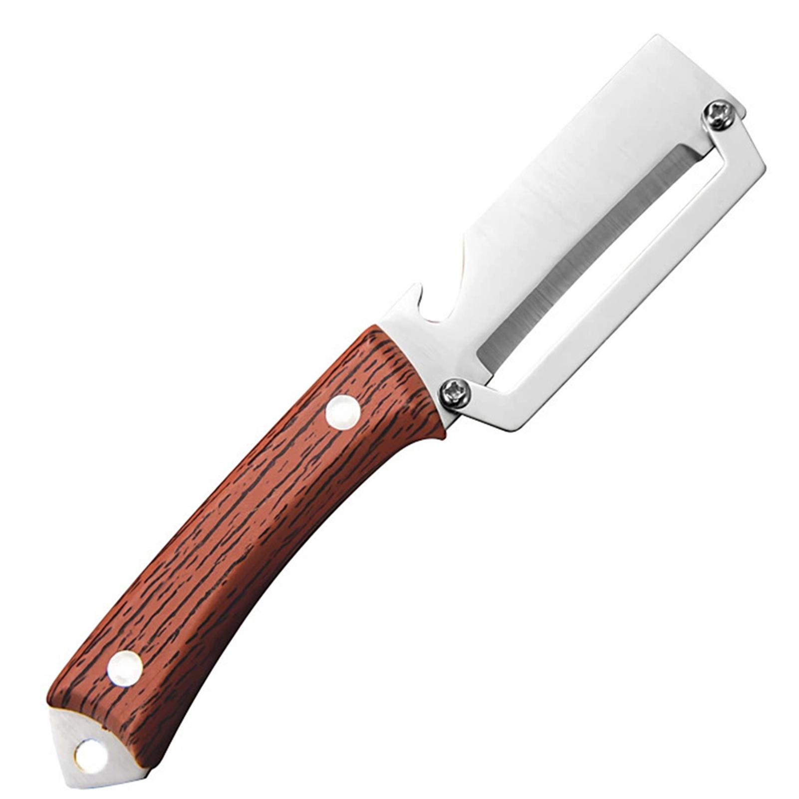 Stainless Steel Vegetable Peeler With Opener Premium Food-Grade Stainless Steel BladeS Professional Chef-Prep Tools