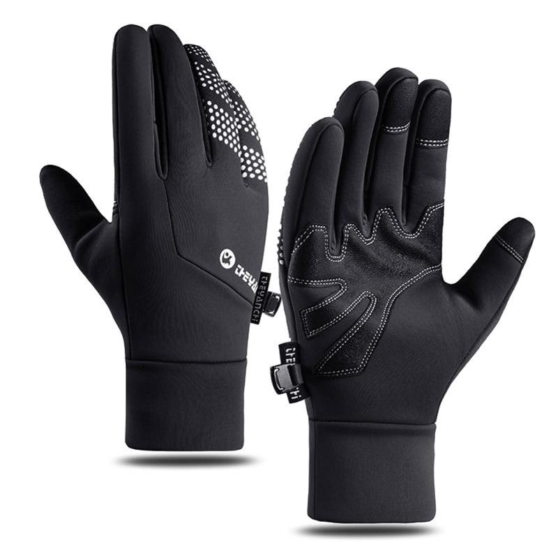 Warm-keeping Cycling Gloves for Outdoor Activities Skiing Cycling Water-resistant and Anti-slip Touchscreen with Added Insulation for Cold Protection.