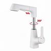 TLXT White Pull-Out Hot Water Basin Faucet
