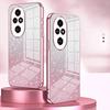 Honor200 5G Fashion Plating Bling Glitter Case For Huawei Honor 200 Lite X8 X6 X6s X8a Shockproof Shiny Case Honor200pro Cover