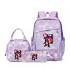 Witch Hunters Three-Piece Backpack Kpop Demon Unters Printed Backpack Lunch Bag
