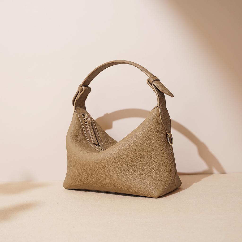 Versatile Spring Underarm Bag, Commuting Soft, Large-capacity Casual Leather Dumpling, Single-shoulder Crossbody Bag, Hand-carry