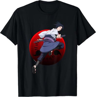 Naruto Shippuden Sasuke mit Sharingan Anime T-Shirt