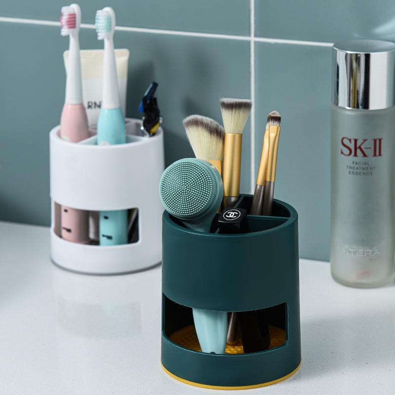 Multifunctional Kitchen & Makeup Organizer: Chopstick Holder & Brush Storage Tube
