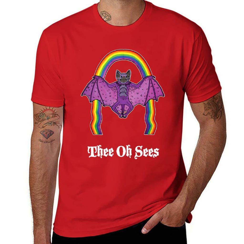 Thee Oh Sees 2 Lustiges T-Shirt für einen Jungen süße Kleidung übergroße schmal geschnittene T-Shirts für Männer