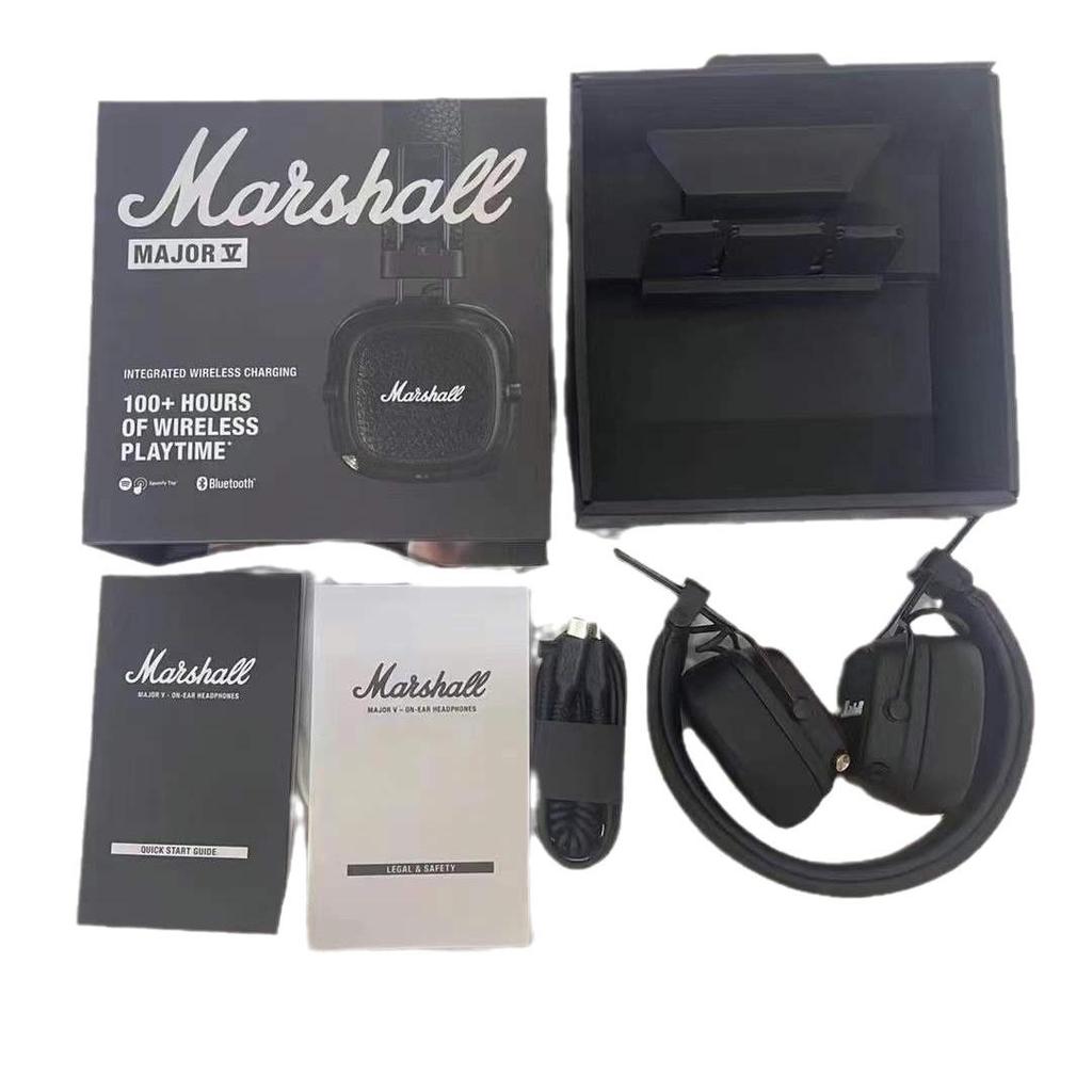 Marshall Major V 5th Gen Over-Ear Wireless Bluetooth Headphones - Deep Bass