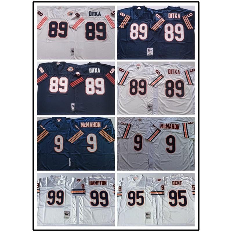 Chicago Bears Retro NFL Football Jersey Embroidered Team Sportswear Men Fans