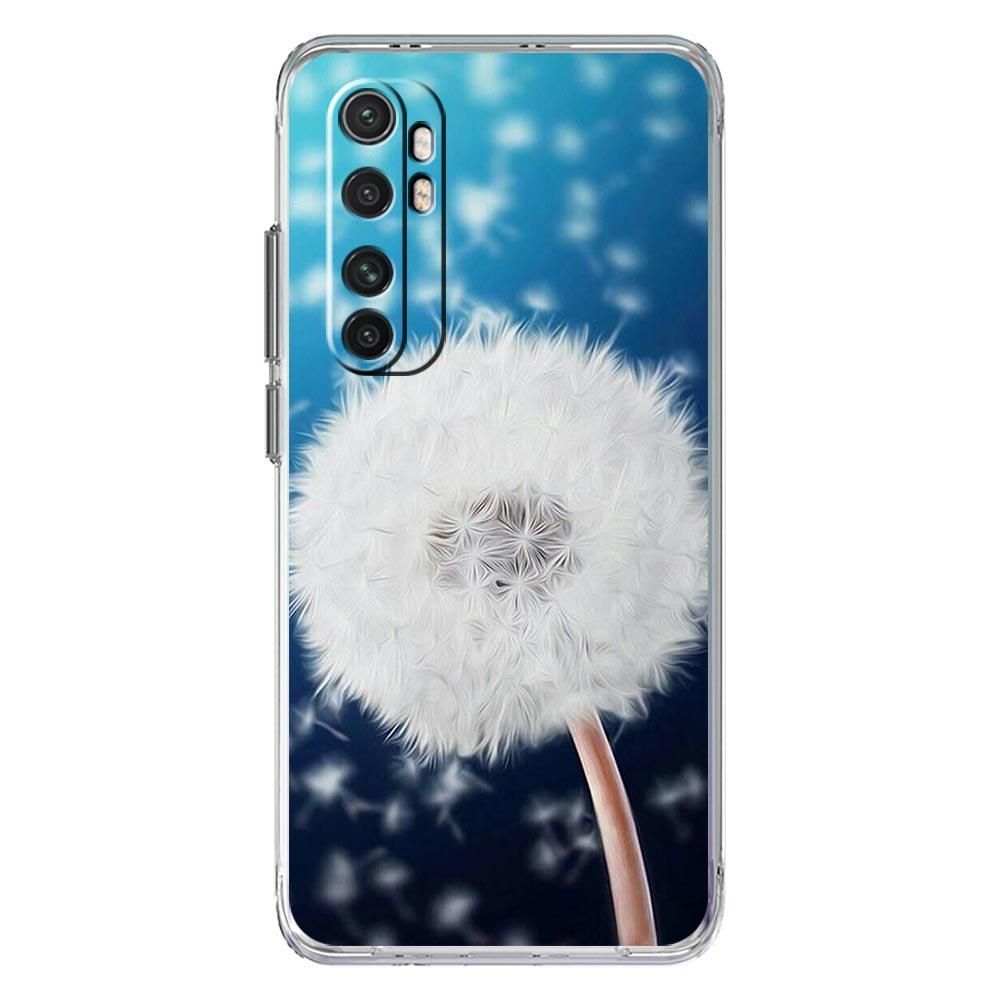 Phone Case For Xiaomi Mi Poco X7 X6 X5 NFC X3 F7 Ultra F6 Pro F3 15 14T 14 13T 11 12 13 Lite Clear TPU Cover flower Dandelion