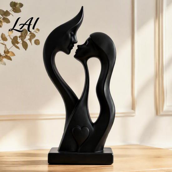 Sweet Love Symbol Gifts for Wedding Abstract Couple Figurine Modern Minimalist Lover Statue Home Decor Romantic Sculpture Thoughtful Keepsake