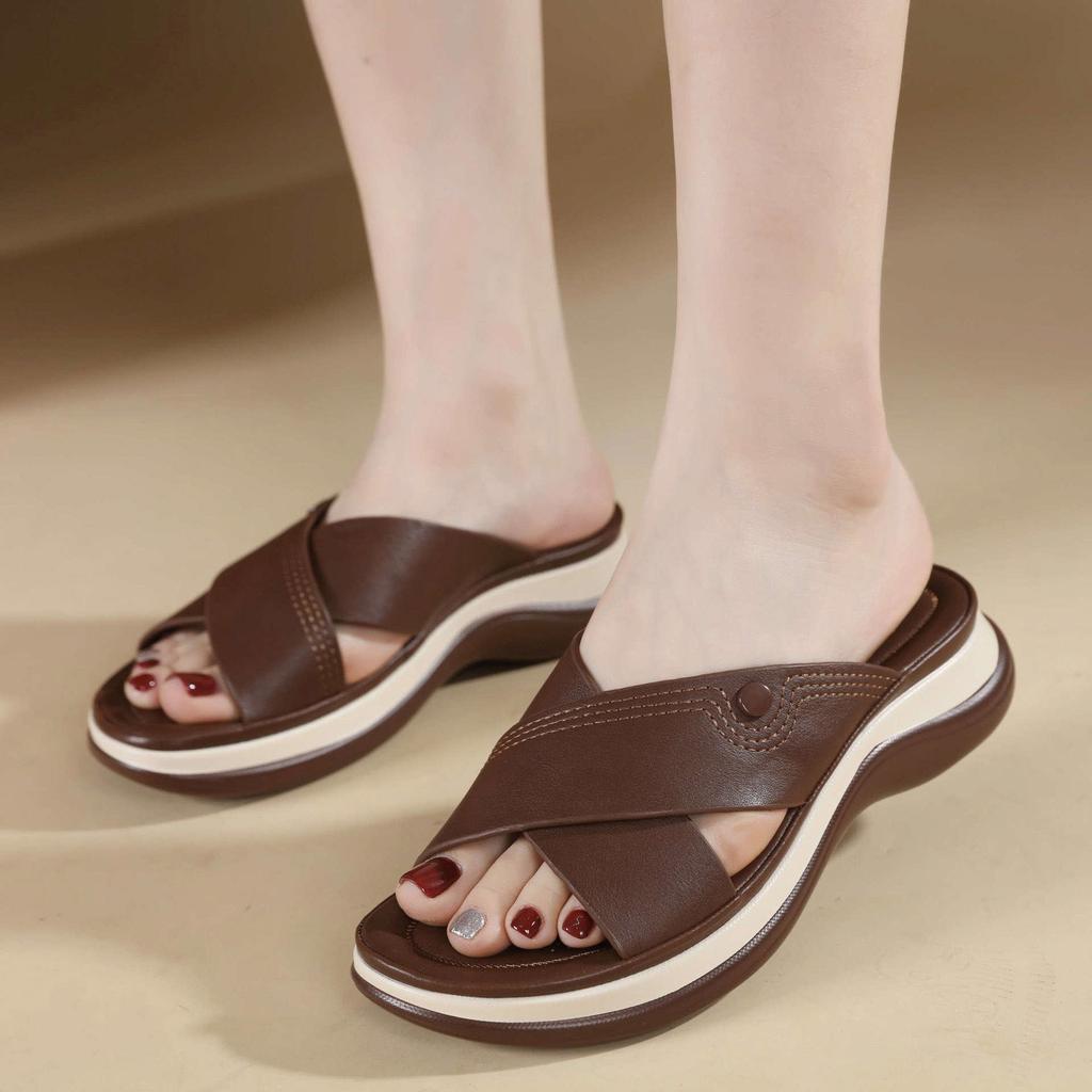 Women'S Thick Sole Sandals Plus Size Lightweight Sweet Slippers Beach Slipper For Women Hot Zapatos Para Mujer Sandalias Planas