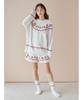 Gelato Pique HOLIDAY Nordic Pullover PWNT245159 IVR Free Size Women's