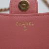 CHANEL AP2096 Pink Matte Caviar Skin Flap Phone Case Shoulder bag pinkUsed
