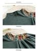 Ethnic Style Retro German Velvet Women's Sweatshirt, 2024 Autumn/Winter, Loose Stitching Pullover, Warm Base Layer