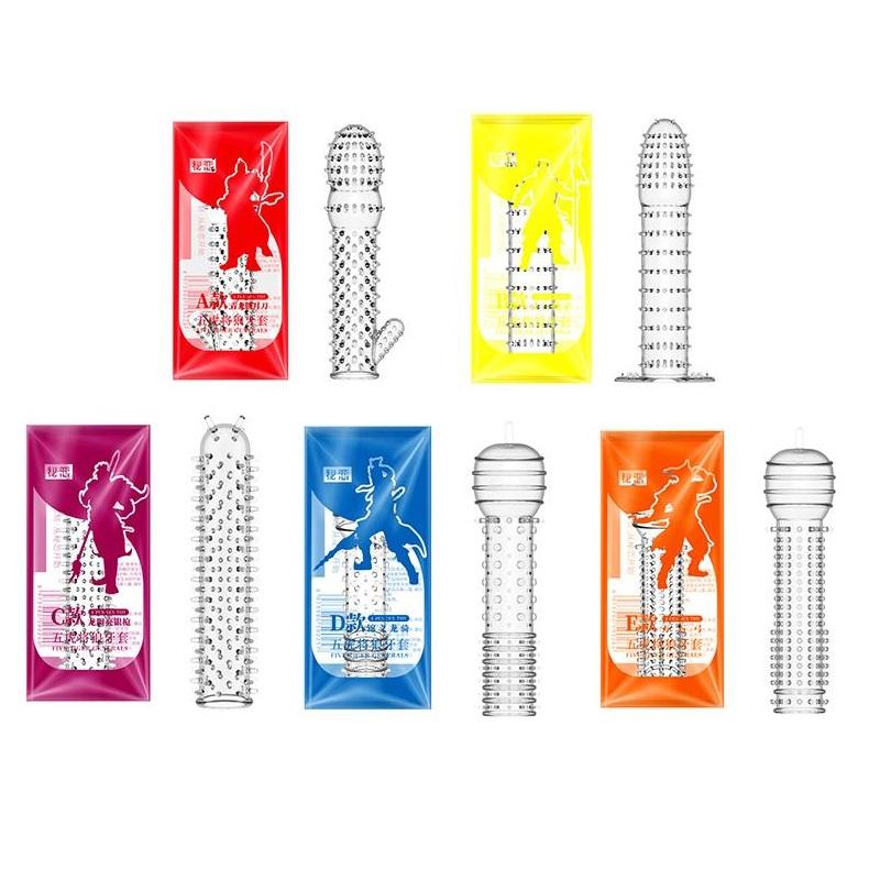 MELEON Wiederverwendbare Kondome für den Penis, Penisverlängerung, Ärmel, Spermasperre, Penisring, Dildo-Abdeckung, Sexspielzeug für Männer, Verzögerung der Ejakulation