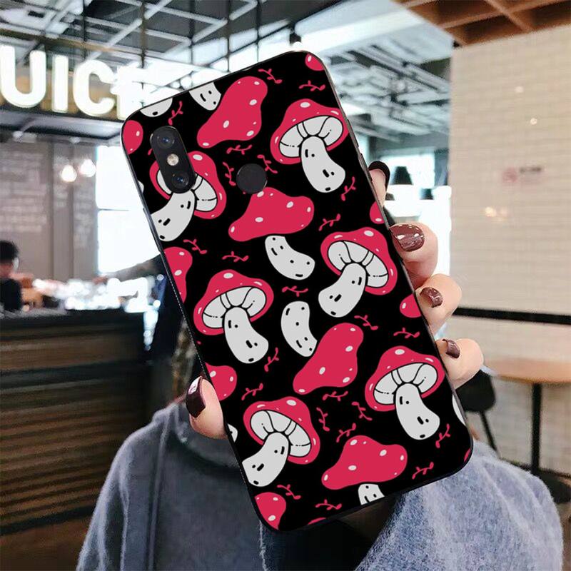 Mushroom Cute  Phone Case for Xiaomi Mi 5 6 8 9 10 Lite Pro SE Mix 2s 3 F1 Max2 3
