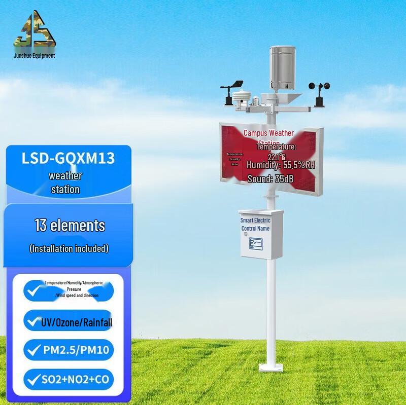 Integrated Outdoor Weather Monitoring Station