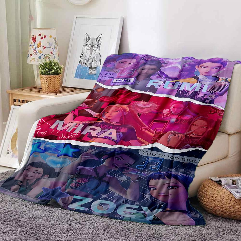 1Pc Chunli'S Dynamic Duo Blanket For Couch Bed Plush Cozy Fuzzy Blanket Super Soft Warm Blankets For Fall And Winter 0918208