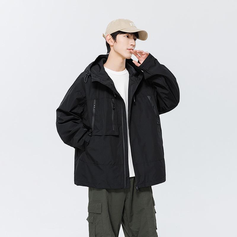 Three-proof Jacket Men's Autumn New Men's and Women's Functional Wind Tooling Outdoor Waterproof Jacket