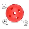 6pcs PVC Pickle Balls with Bag Balanced Competition Ball Portable Pickleball Balls  Indoor