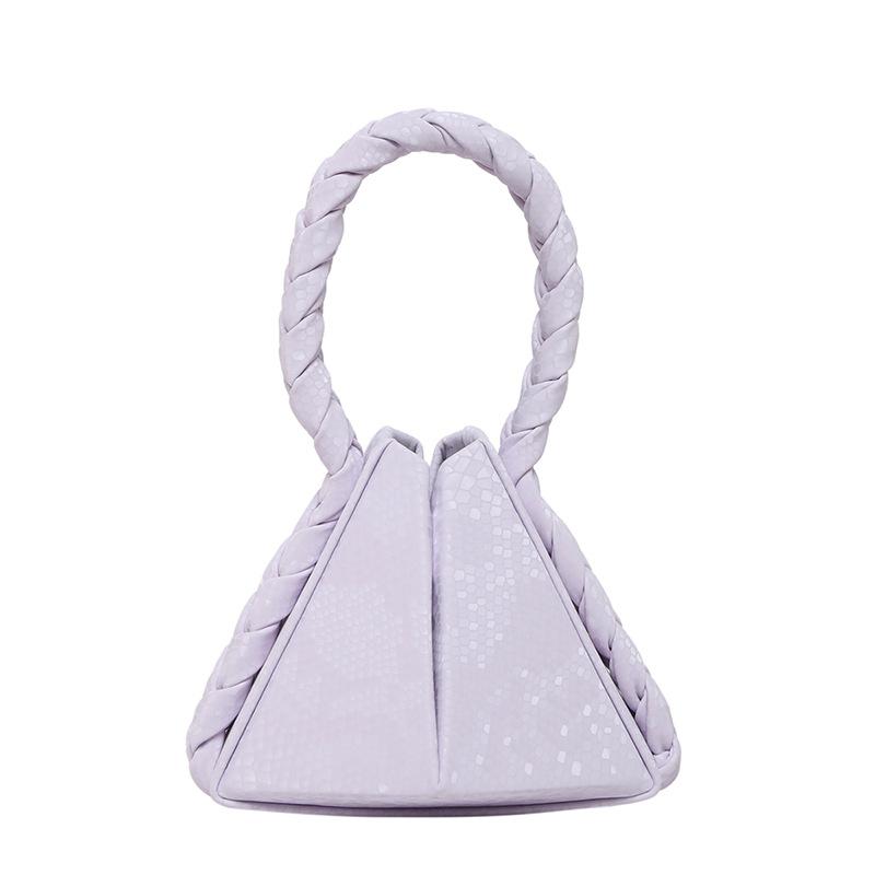 Trendy New Product Design Twist Portable Geometric Folding Handbag Bag High-end Sense Niche Fashionable Messenger Women's Bag