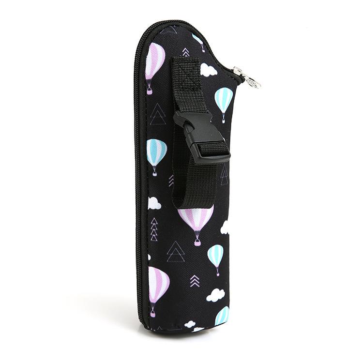 Baby Bottle Warmer Bag Portable Infant Feeding Bottle Aluminum Foil Insulation Stroller Hanging Bag Insulated Bottle Holder