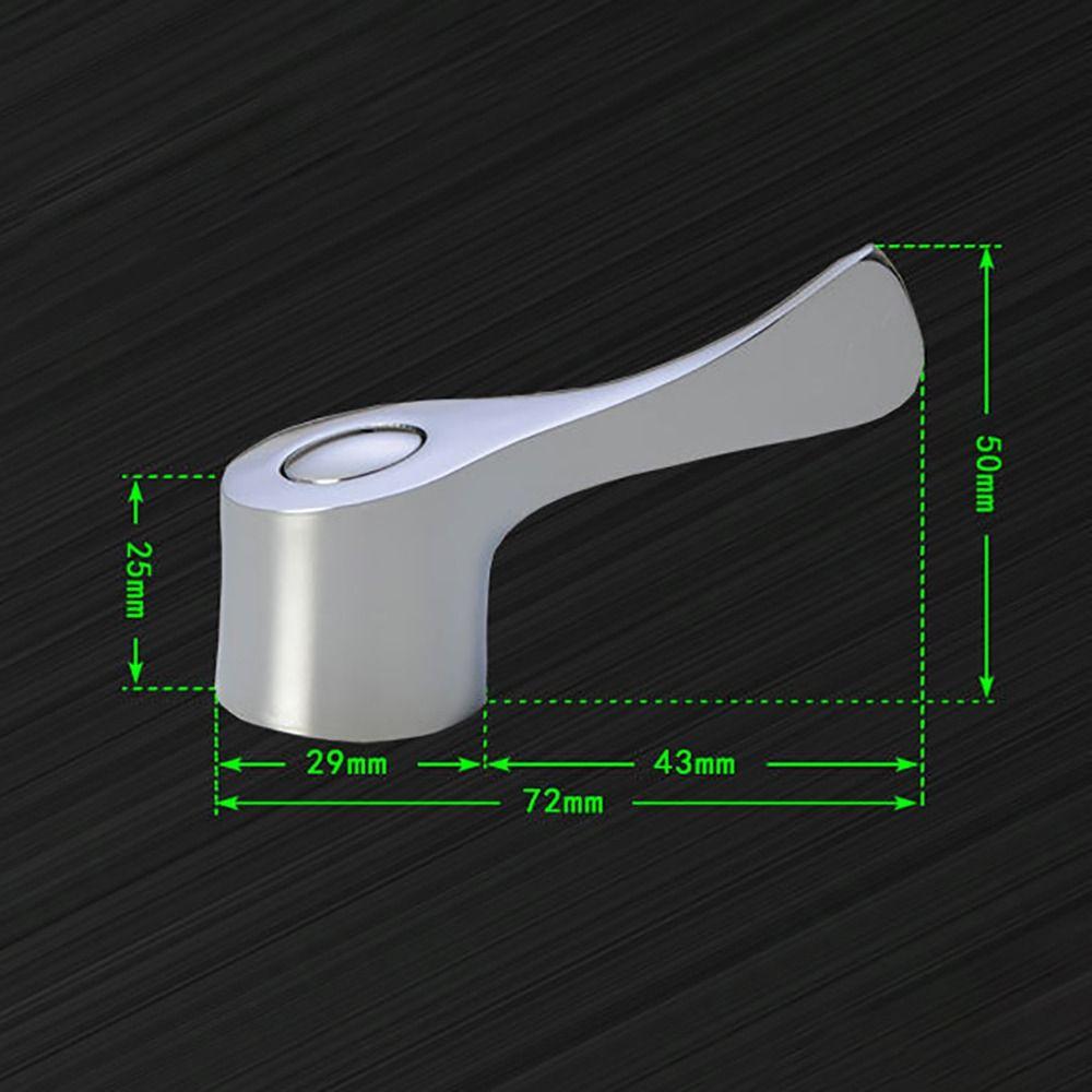 Neuer Legierungs-Wasserhahn-Griff Universeller Silberner Spülbecken-Griff Wasserhahnschalter-Griff