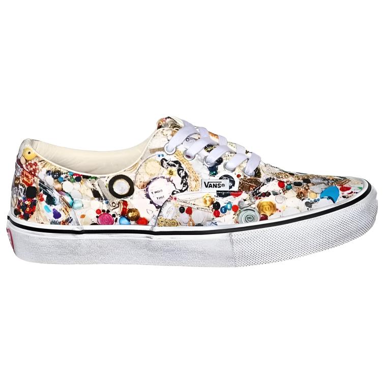 Supreme X Mike Kelley X Vans Era White Unisex Sneakers VN00110ANTR